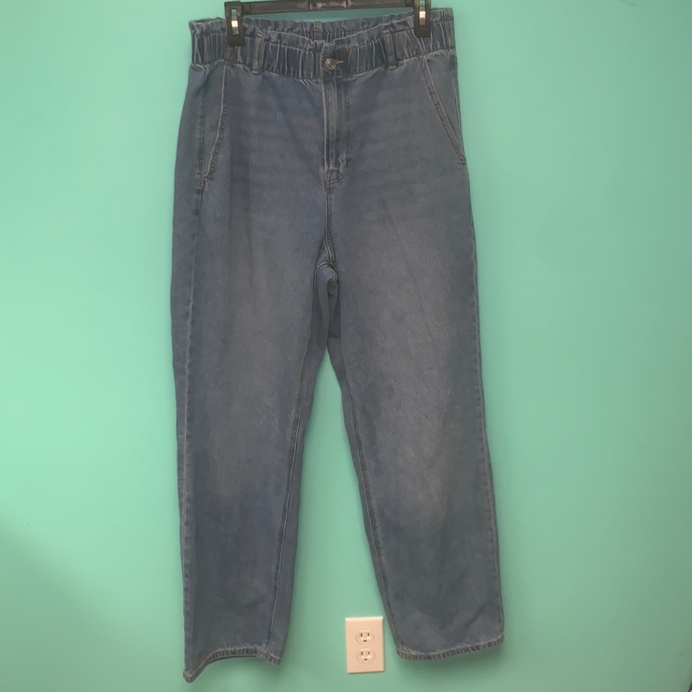 American eagle paper bag straight leg jean
